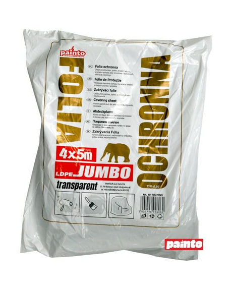 Verffolie 4x5 jumbo super sterke banner