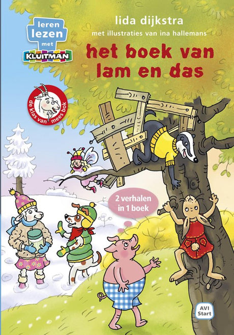 Kluitman de klas van mees bok - het boek van lam en das (avi start)