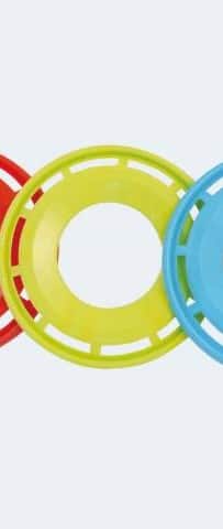 Frisbee Van der Doelen dostępne w kolorze żółtym