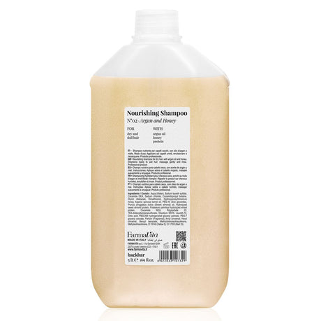 Farmavita Backbar odżywczy szampon nr 02 argan i miód 5000ml