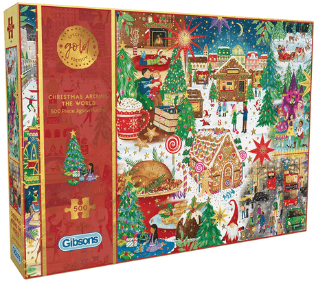 Intro Gibson Świąteczne puzzle Boże Narodzenie dookoła świata 500 elementów