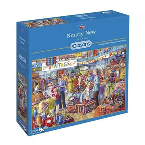 Puzzle Gibsons Gibson prawie nowy sklep vintage 1000 elementów