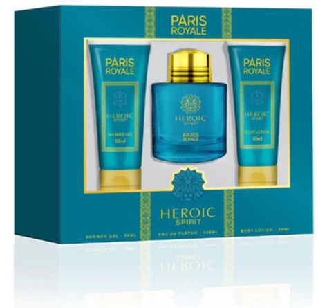 Zestaw upominkowy dla mężczyzn Paris Royale Heroic Spirit, 3 części