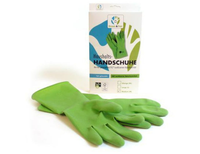 Green Fair Household Glove - M - Natuurrubber