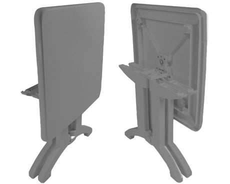 Grosfillex Vega Stół plastikowy 80x80cm antracyt