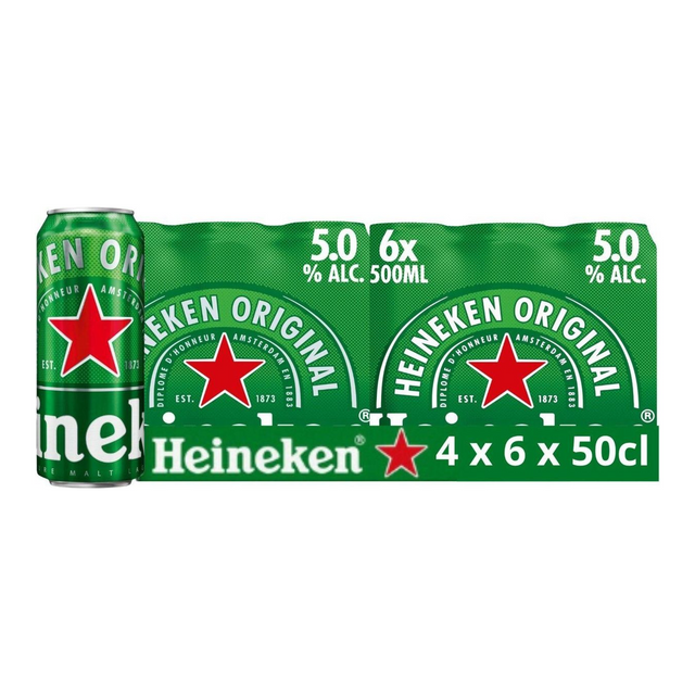 Puszka piwa Heineken (24 x 50 cl)