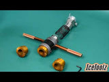 Icetoolz xpert frez koronowy widełkowy ø26,4 27,0 30,0mm, e231