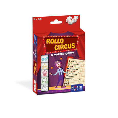 Rollo: gra yatzee - cyrk - gra w kości (nl fr)