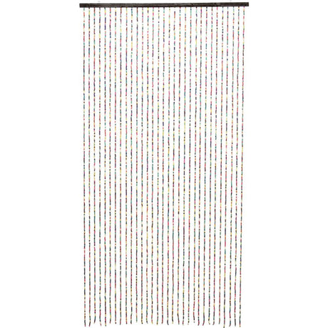 Zasłona na drzwi do stylizacji domu bambusowa wielokolorowa 90x180cm