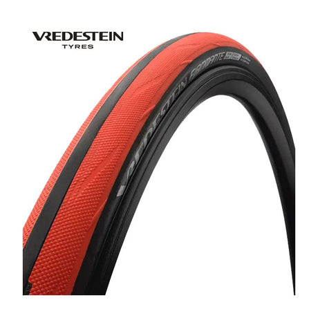 Vredestein - Fiammante 700x23c Czarny czerwony