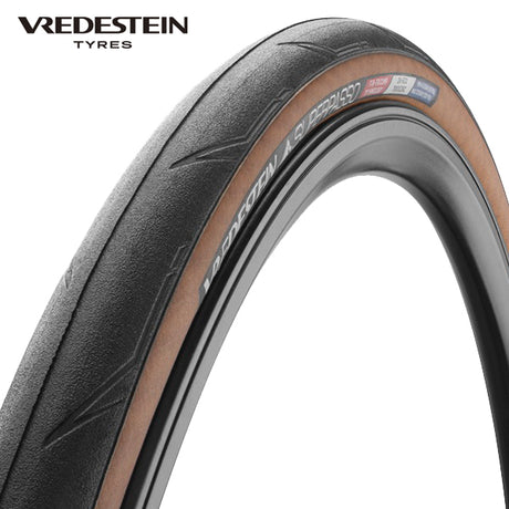 Vredestein Tire Superpasso TLR 700 x 25c czarny przezroczysta
