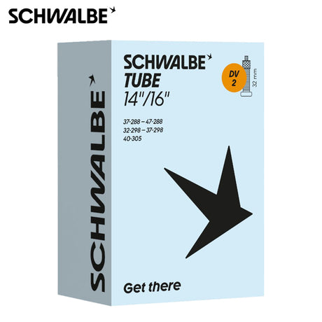 Schwalbe benelux b.v. Dętka Schwalbe DV2 32 mm (14 16) 32 47-288 305 model 2026 - holenderski zawór Dunlop