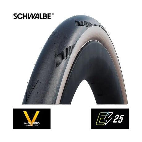 Opona składana Schwalbe pro one evo 30-622 czarna przezroczysta.