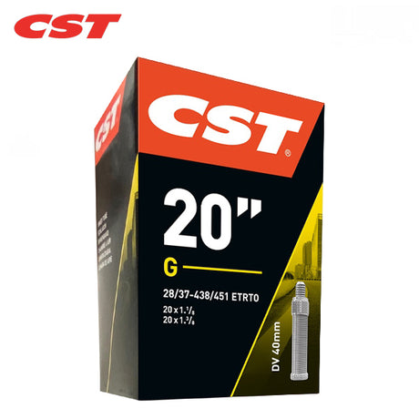 Dętka Cst 20x1 3 8 - etrto 28 37-438 451 - zawór dunlop 40mm - pasuje do kół 20 cali