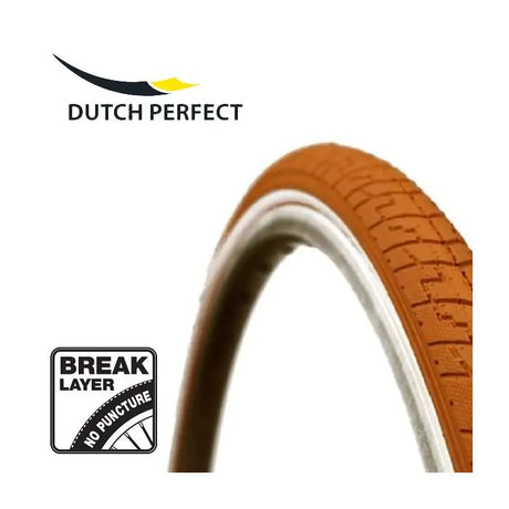 Opona holenderska Perfect 28 x 1.40 40-622mm antyprzebiciowa - pomarańczowa z odblaskiem
