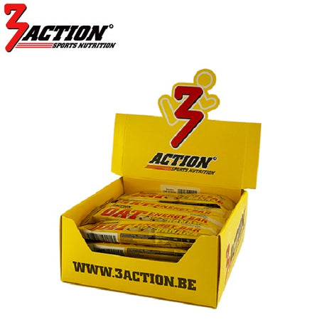 Baton energetyczny 3action banan 45 gramów - pudełko ekspozycyjne 20 sztuk - 1202030008