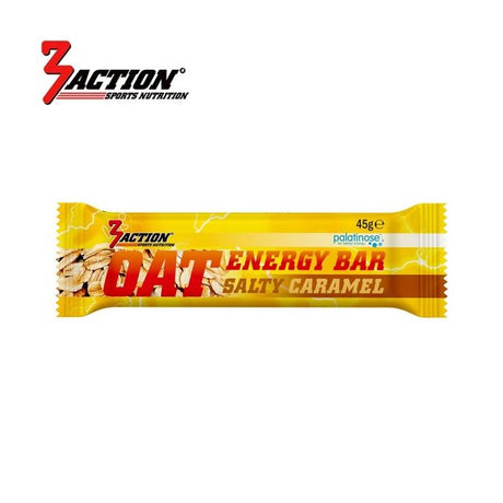 3action Owsiany baton energetyczny słony karmel 45 gramów - pudełko ekspozycyjne 20 sztuk - 1202030017