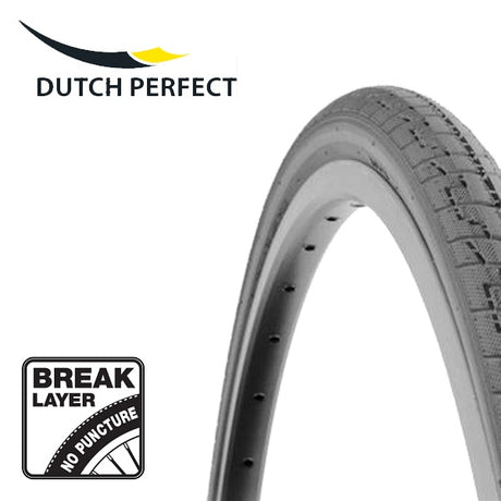 Opona holenderska Perfect 28 x 1.40 40-622mm antyprzebiciowa - szara z odblaskiem