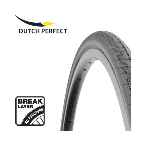 Opona holenderska Perfect 28 x 1.40 40-622mm antyprzebiciowa - szara z odblaskiem