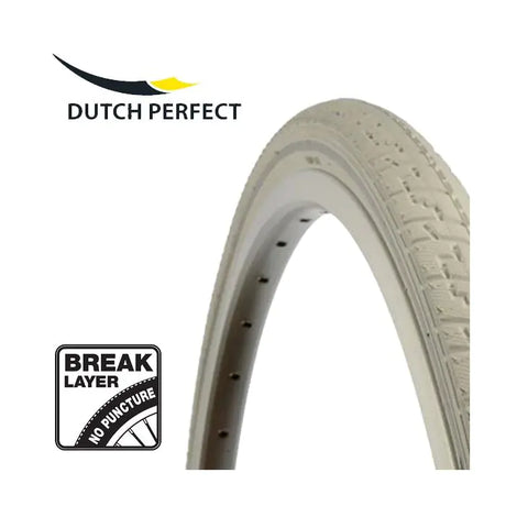 Opona holenderska Perfect 28 x 1.40 40-622mm antyprzebiciowa - biała z odblaskiem