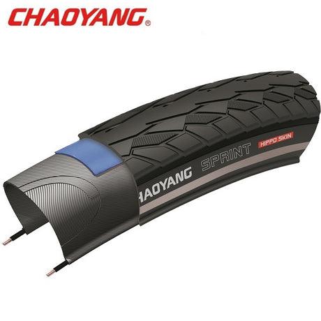 Chaoyang 28x1,75 (47-622) sprint czarna gwint refleksyjny z 1,5 mm kevlar-floc antyprzebiciową eba0205001w