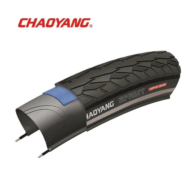 Chaoyang 28x1,75 (47-622) sprint czarna gwint refleksyjny z 1,5 mm kevlar-floc antyprzebiciową eba0205001w
