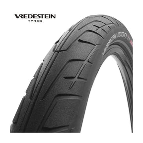 Ikona opon Vredestein 28 x 2,0 Czarne odbicie