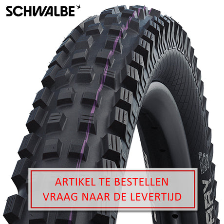 Składany zespół Schwalbe Magic Mary Super Downhill 26 x 2,60 65-559 mm - Czarny