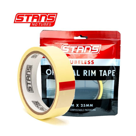Stans taśma na obręcz żółta taśma o szerokości 25 mm rolka 10 metrów as0316