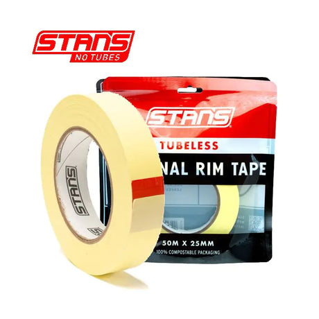 Stans notubes taśma na obręcz żółta taśma warsztatowa o szerokości 25 mm rolka 50 metrów as0322