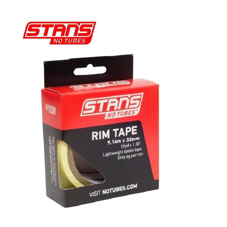 Stans taśma na obręcze żółta taśma o szerokości 33 mm rolka 9 metrów (10 jardów) as0134