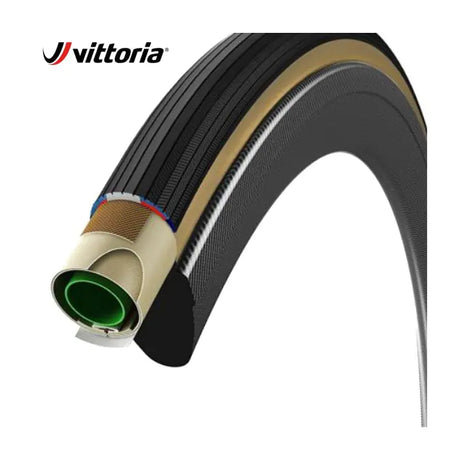 Tuba Vittoria 25-622 Corsa Control z grafenem g+ czarno-przezroczysta