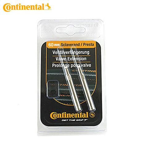 Przedłużacze zaworów Continental 60 mm aluminiowe (2 sztuki) 0140034