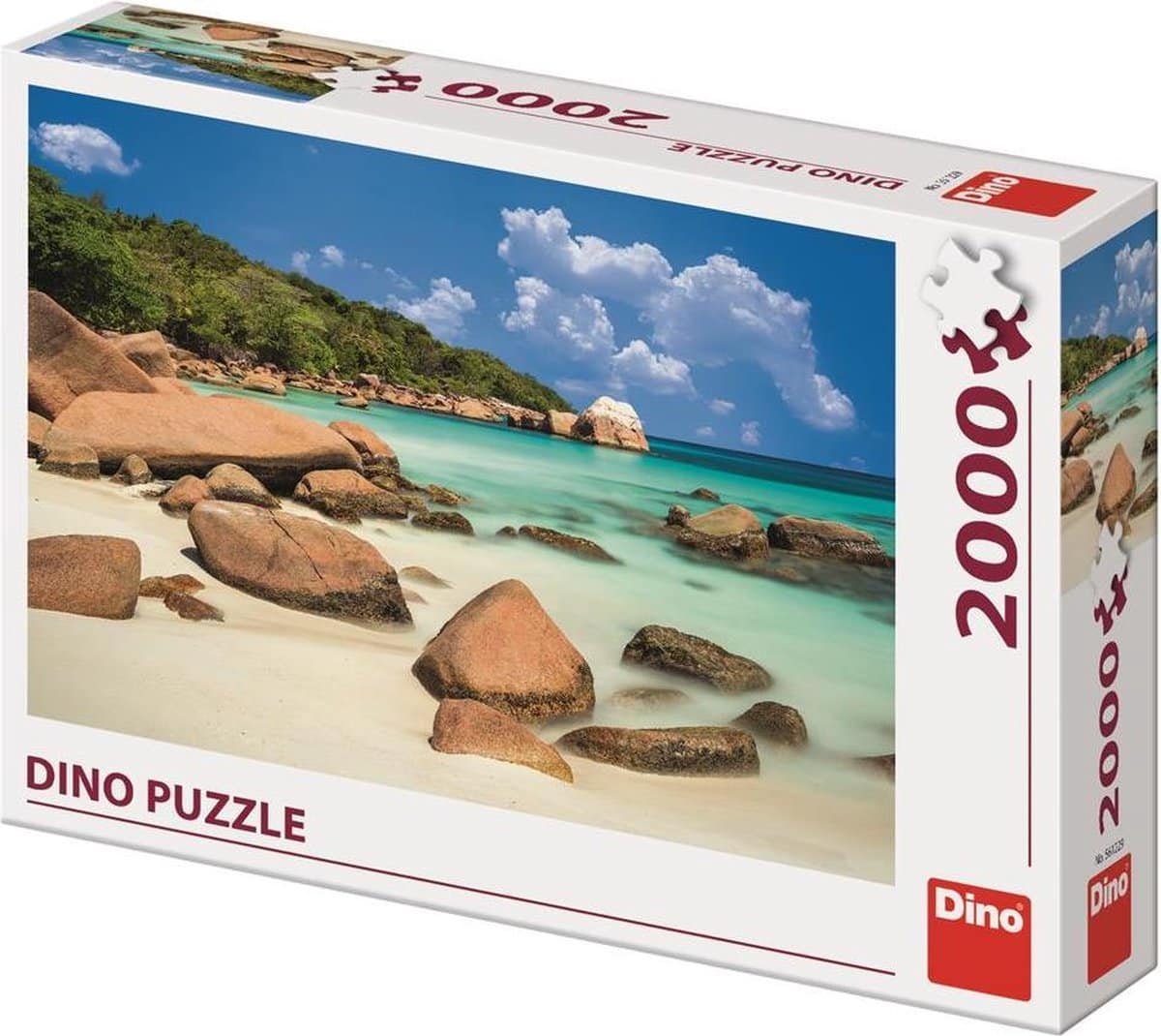 Puzzle Dinotoys Dino - Wyspa Praslin Seszele - 2000 elementów