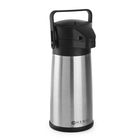 Dzbanek z pompką Hendi ze stali nierdzewnej 2,2 l 150x340mm