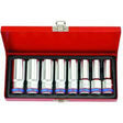 King tony socket set 1 2 8cz. lang 12-kąt cassette 12-23mm