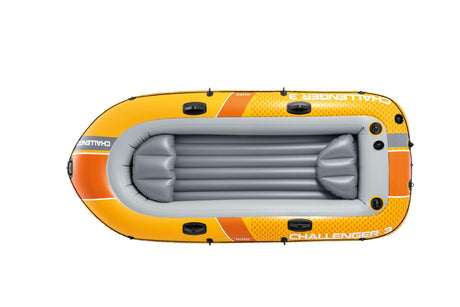 Zestaw łodzi Intex Challenger 3-osobowy zawierający wiosła i pompę 295x137x43cm