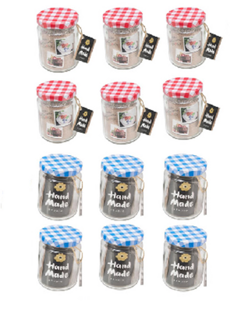 Kitchen tools jampot weckpot 200ml ã¸7x9,5cm doos a 12 stuks