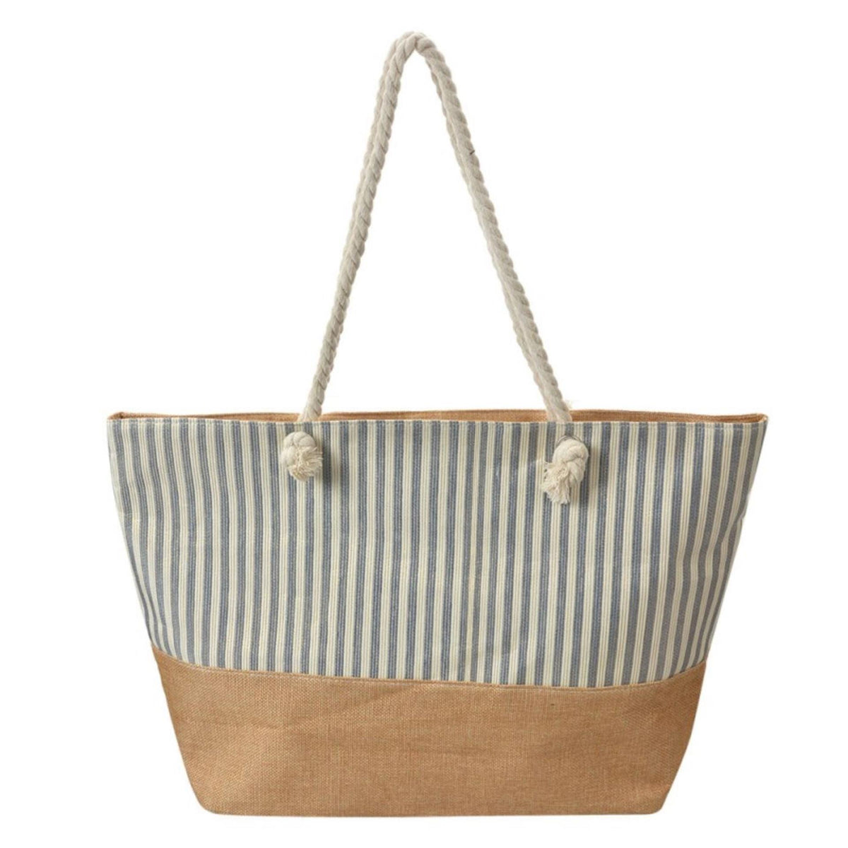 Torba na wołowinę Clayre brązowo-niebieska 55x1x36cm
