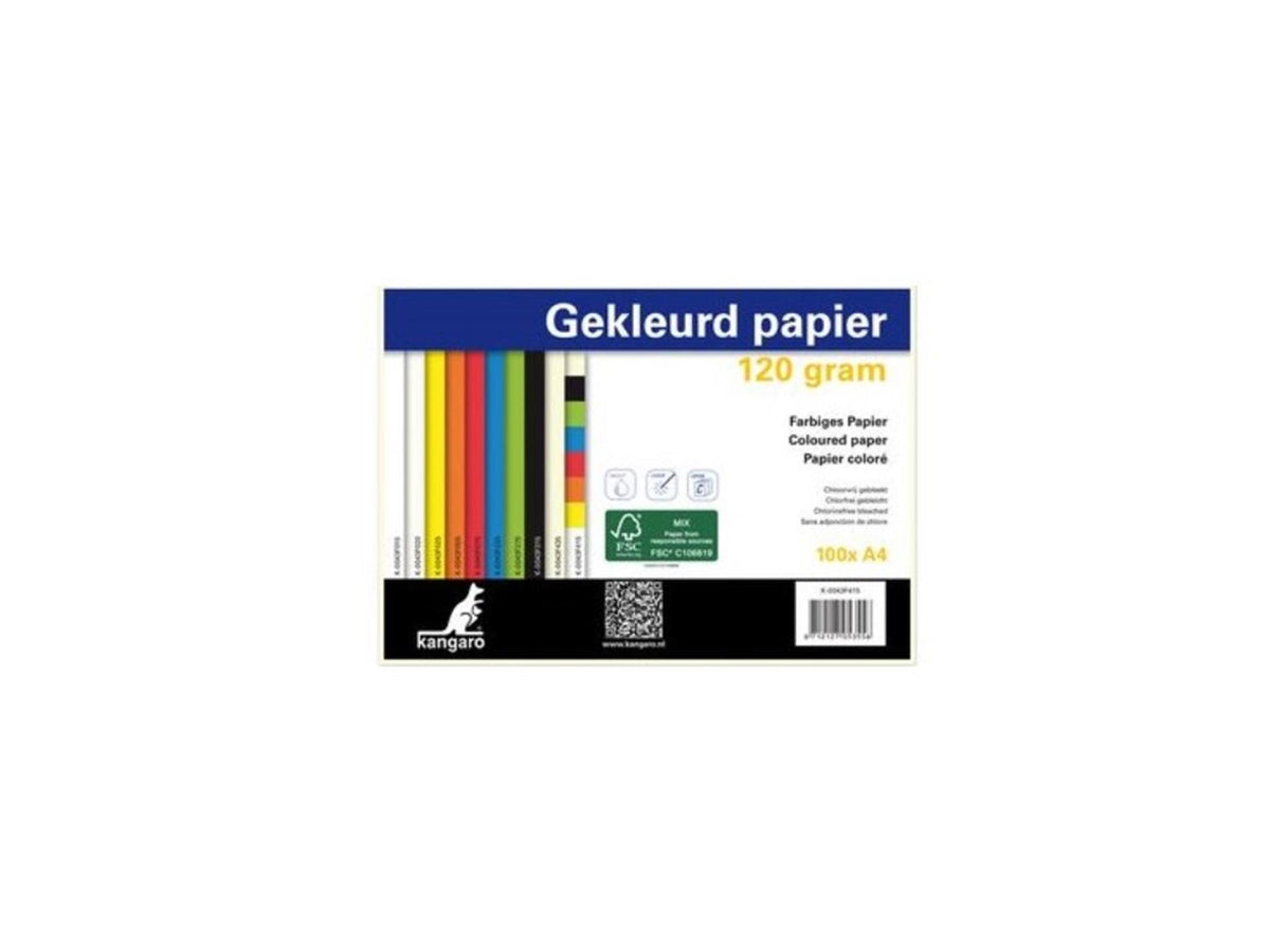 Papier kserograficzny Kangaro a4 120gr 100 ark. biały