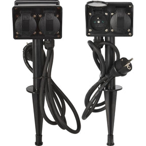 Pro ogrodowa listwa zasilająca do użytku zewnętrznego, 4 gniazda, kabel 1,5 m