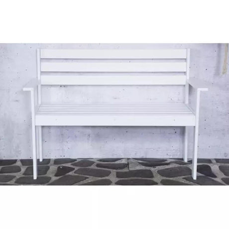 Ławka drewniana Sens-line semmy 120cm biała fsc