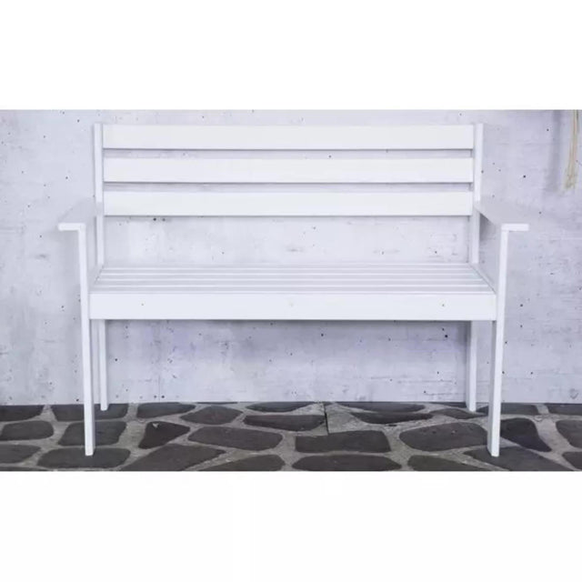 Ławka drewniana Sens-line semmy 120cm biała fsc