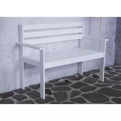 Ławka drewniana Sens-line semmy 120cm biała fsc