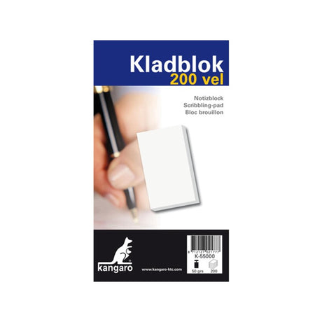Notatniki Kangaro 200 arkuszy 20x11,5 cm opakowanie po 10 sztuk