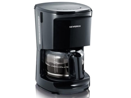 Severin ka 4815, ekspres do kawy przelewowy, 1,25 l, do kawy mielonej, 1000 W, czarny