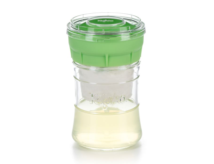 Serowarka Kefirko do kefiru - szklany garnek ociekowy - 900 ml