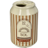 Kersten vaas soda can sol fine aardewerk 7x7x11.3cm
