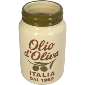 Kersten vaas olio d'oliva dolomite ivory 11.3x11x18cm