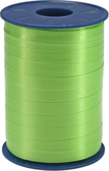 Wstążka do curlingu 10 mm 250 m limonkowa